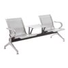 Two seater office bench with table.