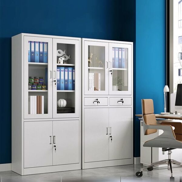 Half-Glass Office Storage Cabinet - Image 4