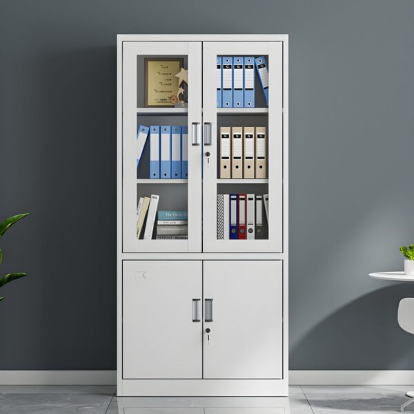 2-Door metallic office cabinet - Image 3