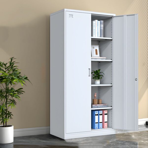 Modern Steel Shelf Storage Cabinet