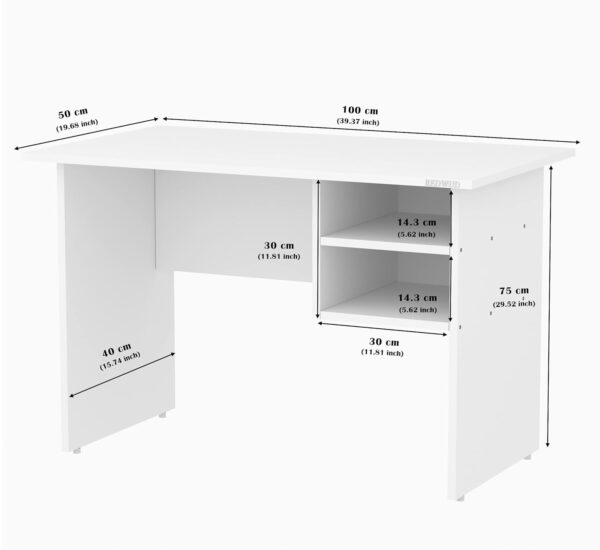 1200mm White Home Office Desk - Image 5