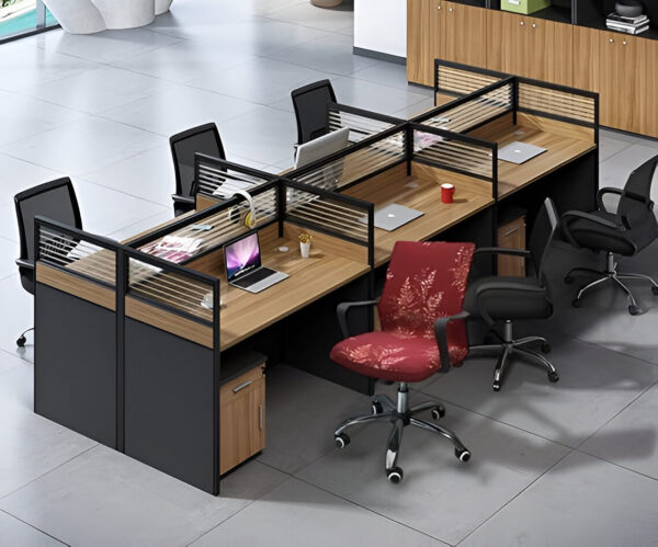 Six Way Modular Office Workstation - Image 5