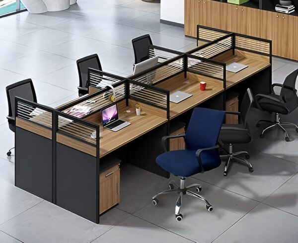 Six Way Modular Office Workstation - Image 3