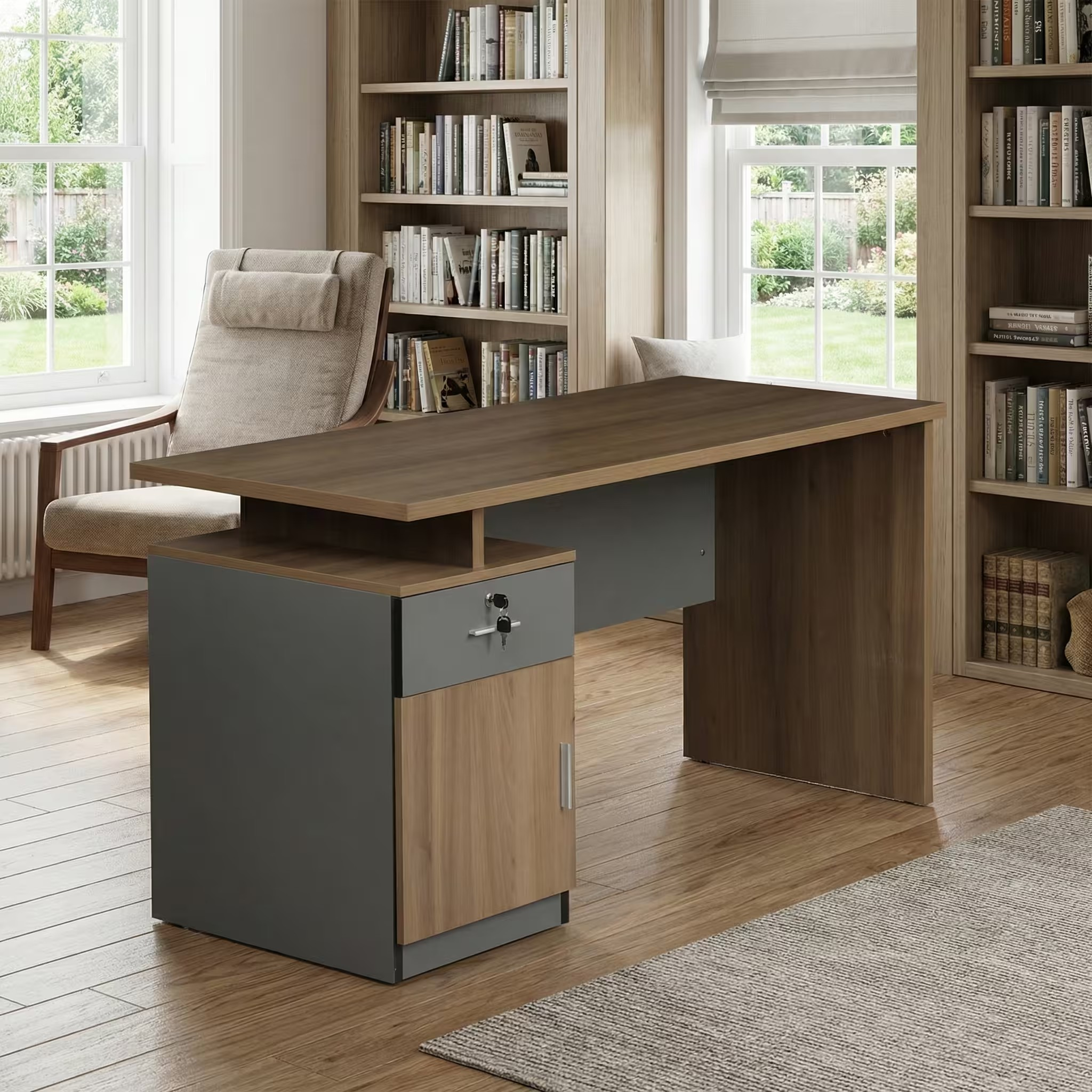 1.2 M Executive Home Office Desk - Image 13