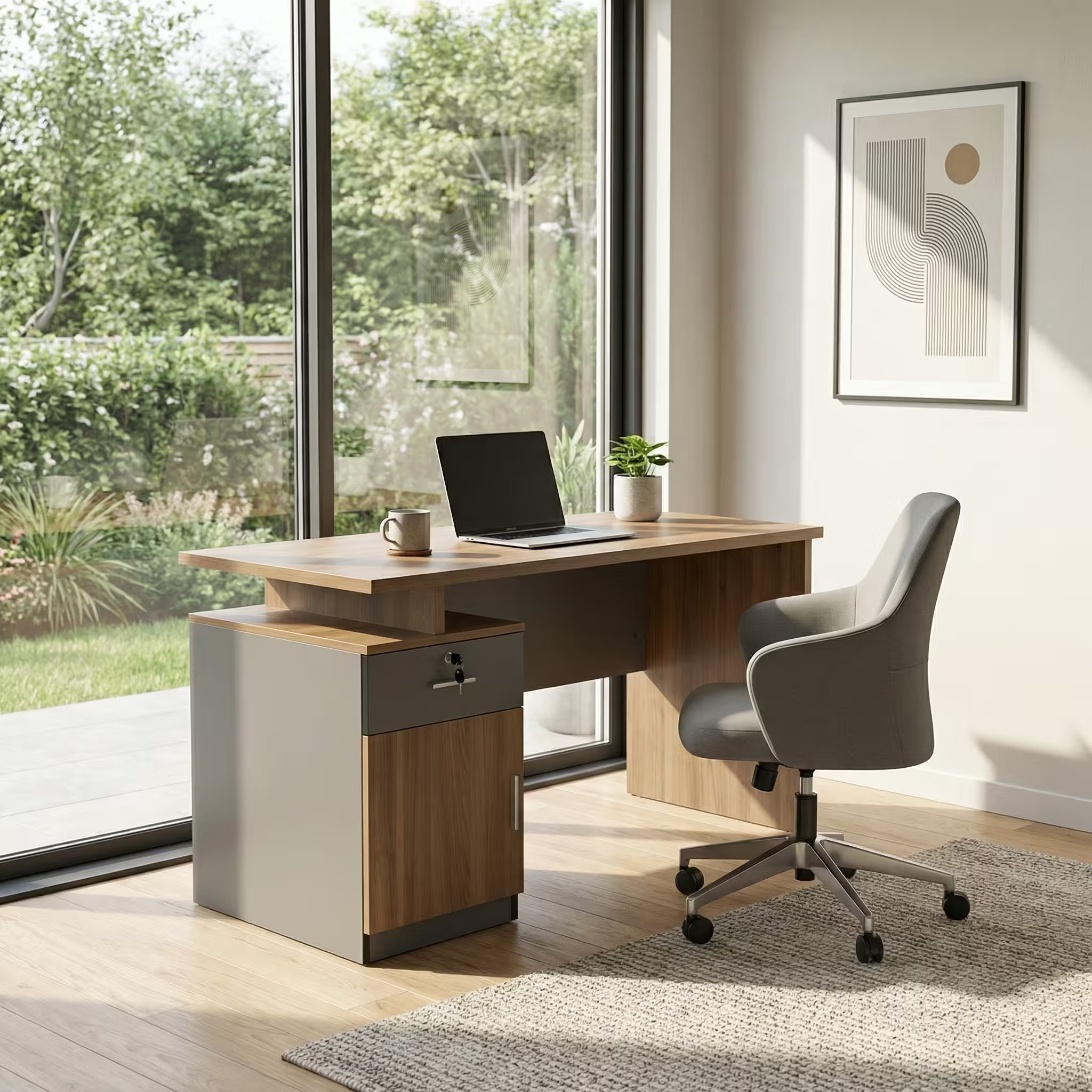 1.2 M Executive Home Office Desk - Image 14