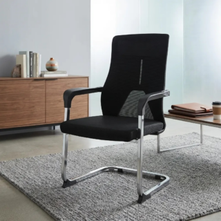 Mesh Mid Back Chrome Base Guest Seat