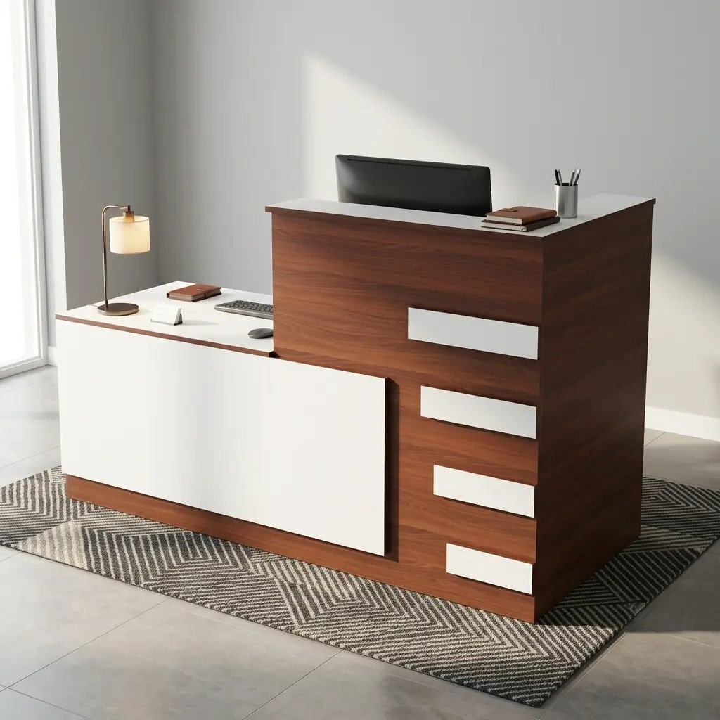 1.8 M Customised Reception Desk - Image 10
